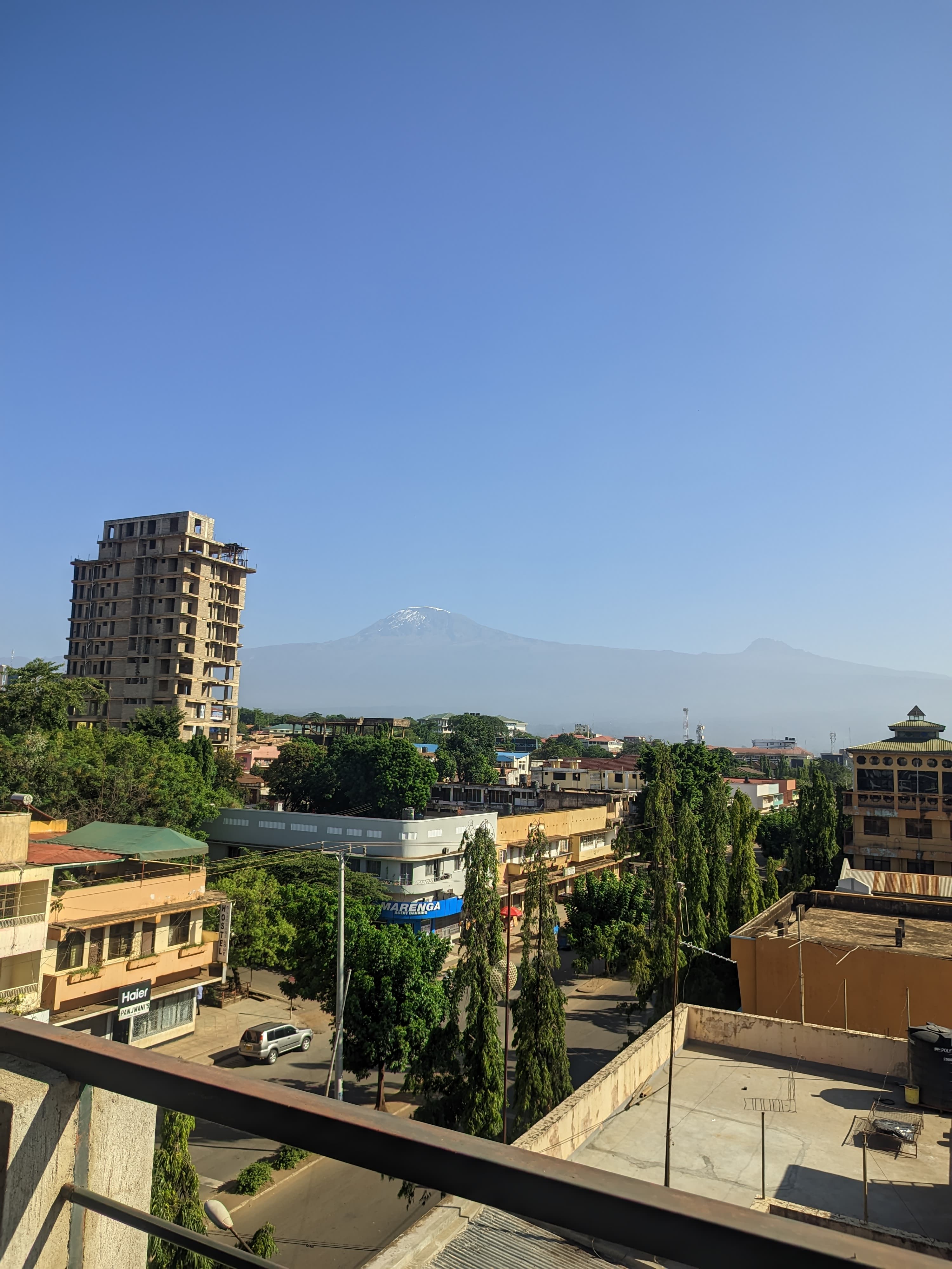 Moshi facing Mount Kilimanjaro · regional scenery, not an activity preview
